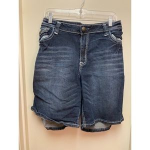 Jean Bermuda Shorts Sz 22W